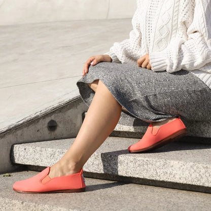 Coral casual summer shoes by Javer, breathable Spanish summer shoes 