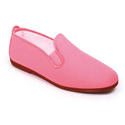 Fluorescent fuchsia summer shoes by Javer, vibrant Spanish casual shoes 