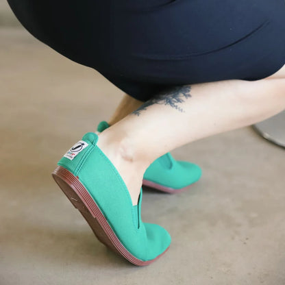 Javer Green casual summer shoes by Javer, everyday Spanish comfort shoes 