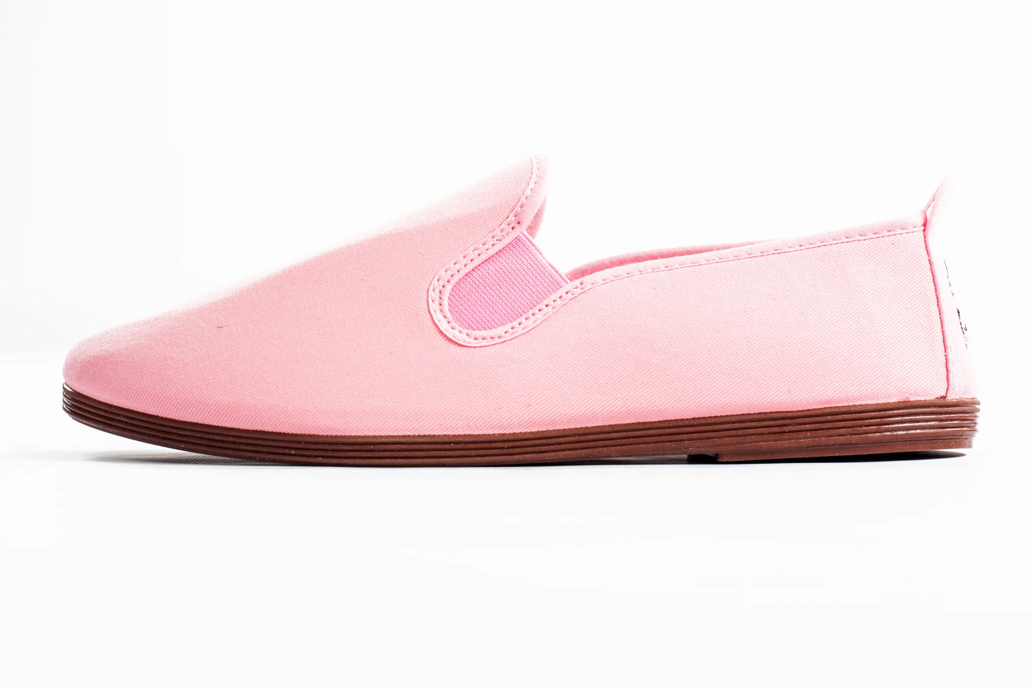 Javer Pink slip-on shoe on a white background