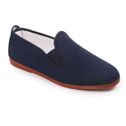 Navy blue summer shoes by Javer, classic Spanish casual footwear 