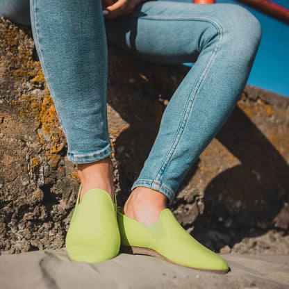 Javer Pistachio green summer shoes by Javer, breathable Spanish footwear 